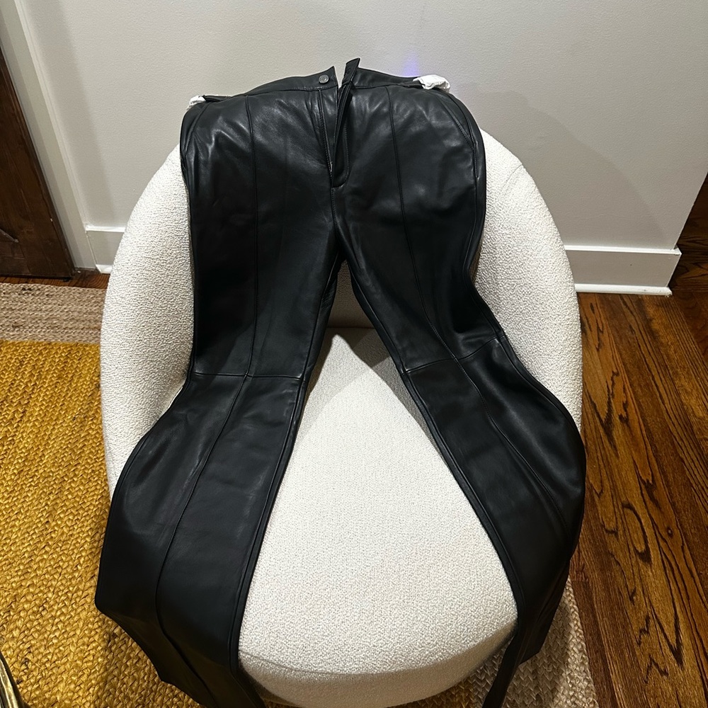 Black Leather Pants